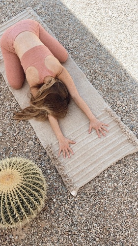 Yoga Mat | Organic Textile | Clay