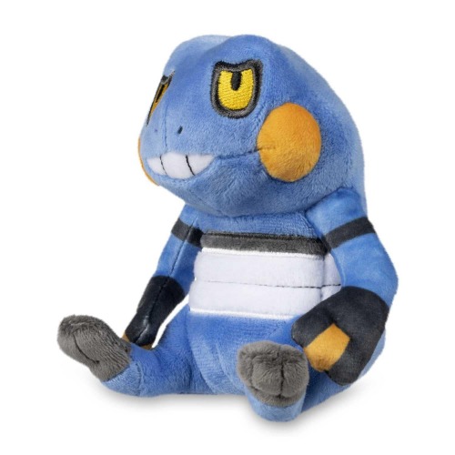Pokémon Center: Croagunk Sitting Cuties Plush, 5 Inch