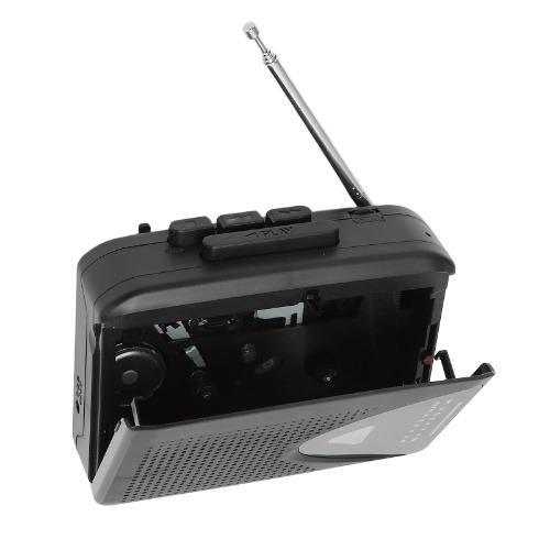 Portable Cassette Player FM AM Radio Tape Player, Portable Tape Player with Clear Speaker for Indoor Outdoor
