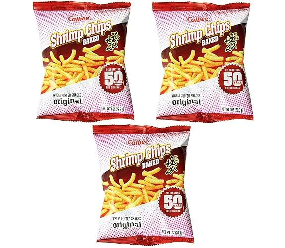 Calbee Shrimp Chips 1oz, 3 Pack - 1 Ounce (Pack of 3)