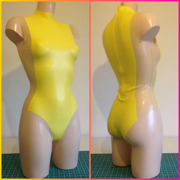 High Neck Panel Bodysuit