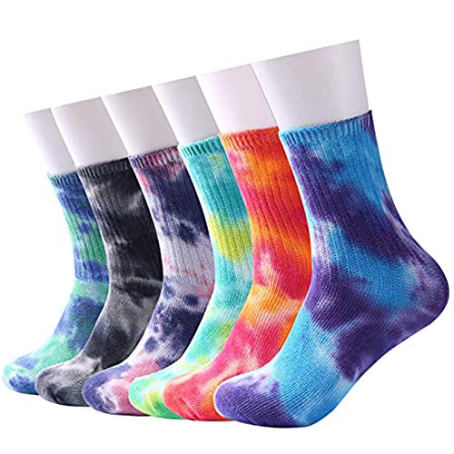 Tie-dye Soft Cotton Crew Socks
