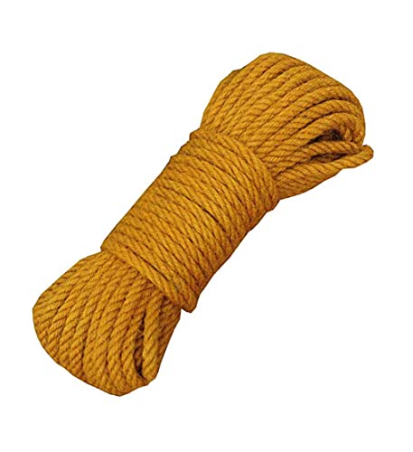 Jute Twine - 6mm (1/4" x 65ft) - Yellow