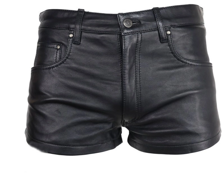 Leather short, Gift for men’s, Harley Davidson, motorbike clothing
