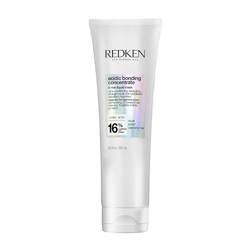 REDKEN Acidic Bonding Concentrate, 5-Minute Liquid Hair Mask, Bond Repair and Ultra Hydration, For Dry & Over-Processed Hair, 250ml