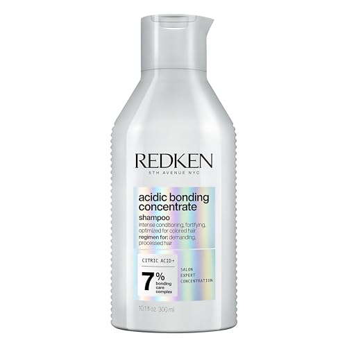 REDKEN Acidic Bonding Concentrate Shampoo, Sulphate Free for a Gentle Cleanse, Strengthens Bonds, Repairs Damage & Protects Colour Treated Hair, 300ml