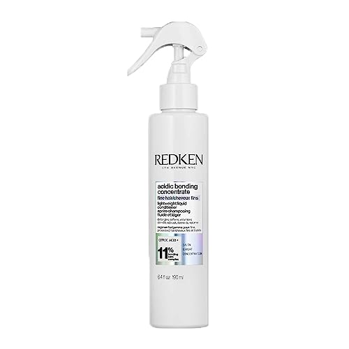 REDKEN Acidic Bonding Concentrate, Lightweight Liquid Conditioner, Weightless Bond Repair for Damaged Hair, Suitable for Coloured Hair, For Fine Hair, 190 ml