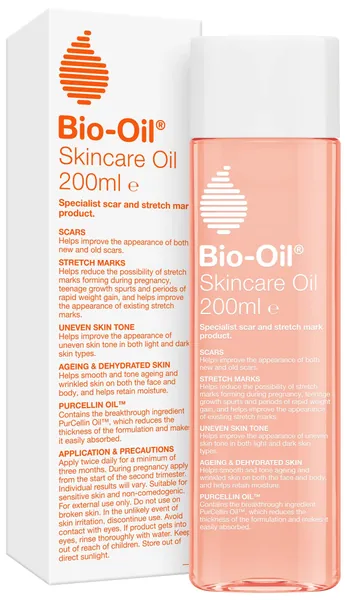 Bio-Oil Skincare Oil - Improve the Appearance of Scars, Stretch Marks and Skin Tone - 1 x 200 ml