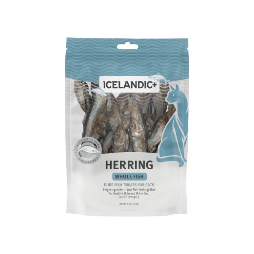 Icelandic+ Grain-Free Whole Fish Cat Treats | Herring Whole Fish / 1.5 oz