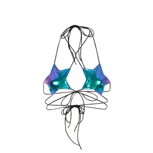 Metallic Star Strappy Top