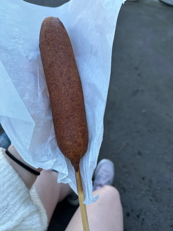 Big huge corn dog