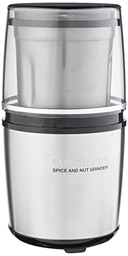 Cuisinart SG-10 Electric Spice-and-Nut Grinder, Stainless/Black, Mini - Stainless/Black - Mini - Grinder