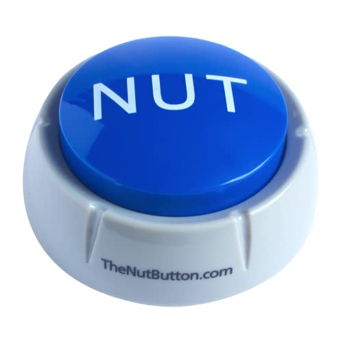 The Nut Button Toy - When Memes Become Reality | Meme gag gift for him boyfriend husband friend | Hilarious funny prank buzzer for holiday & Christmas | Silly easy to use | Press button That says NUT - Nut Button