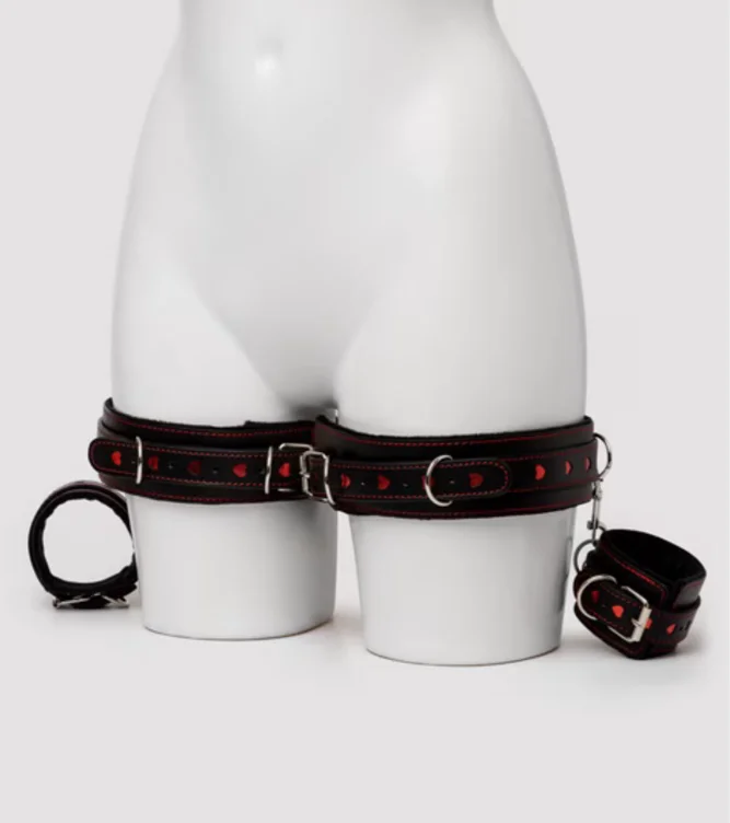 Bondage Boutique Heart Wrist to Thigh Restraints