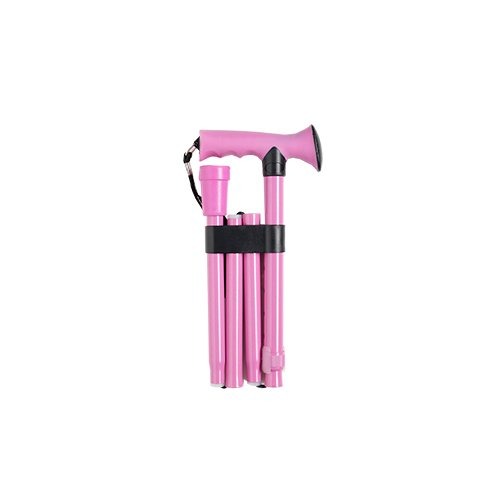 NEW Surgipack Walking Stick Adjustable Folding Pink 1283 Walkers Canes