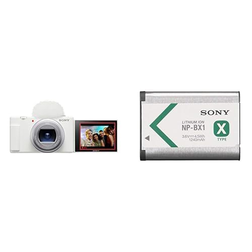 Sony ZV1M2/W + Battery - Color White - Sony ZV1M2 with Extra Battery