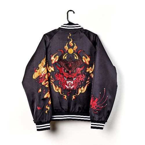 Red Dragon Sukajan Bomber Jacket | LG