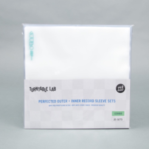 Turntable Lab: Perfected Outer / Inner Record Sleeves Combo Pack - 25 Each | 25 Outer + Inner *COMBO