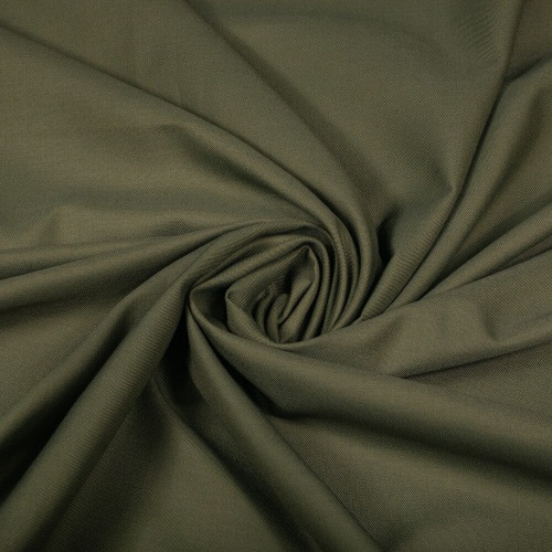 Lino Italiano Polyester Linen | Olive / Yard