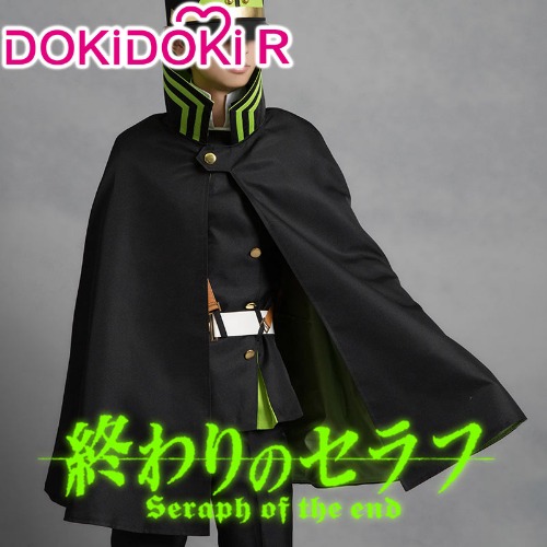 【In Stock】DokiDoki-R Anime Seraph of the end Cosplay Yuichiro Hyakuya Costume Men Halloween | XL