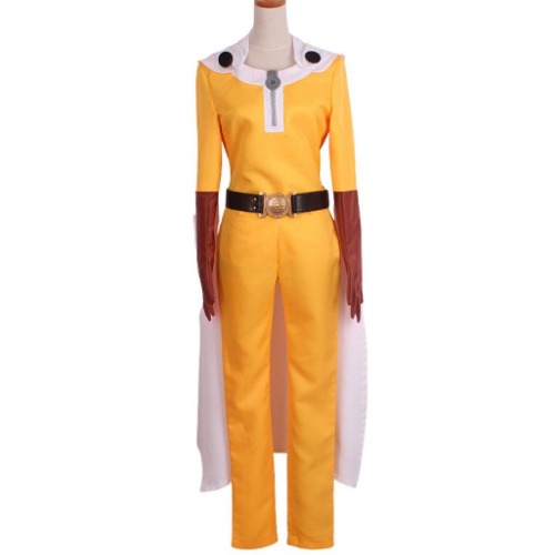 SBluuCosplay One Punch Man Saitama Cosplay Costume | Large / Men Size