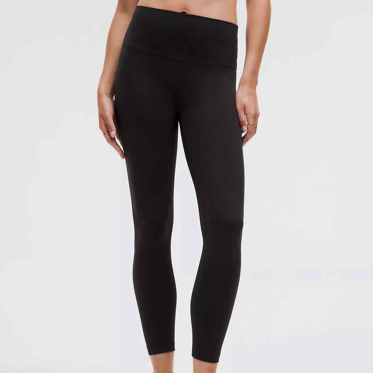 lululemon Align™ High-Rise Ribbed Pant 28" - BLACK