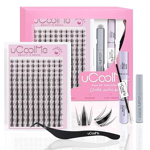 Fairy Lash Clusters Kit 8-18mm Manga Eyelash Clusters C Curl - WideSpan DIY Eyelash Extensions Kit Wet-Look Spiky Anime Lashes Individual Fake Eyelashes Clusters Kit Ultra-Thin Invisible Lash Band - Fairy-Kit