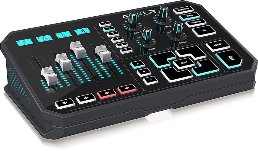 TC Helicon GoXLR Revolutionary Online Broadcaster Platform with 4-Channel Mixer, Motorized Faders, Sound Board and Vocal Effects, Supports Windows 7, 8, 10 & 11, Black - GoXLR Regular - Single