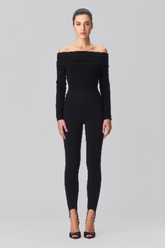 Colanti Negri Slim din Microfibră Cover | S