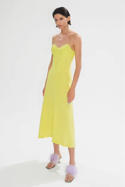 "Ask to cover Linda" knitted dress