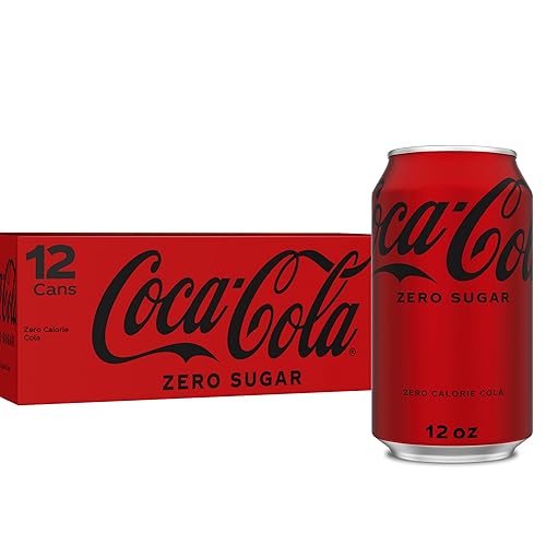 Coke Zero Sugar Cola Soda, 12 oz, 12 Pack (Package May Vary) - Coca-Cola Zero Sugar - 12 fl oz (Pack of 12)