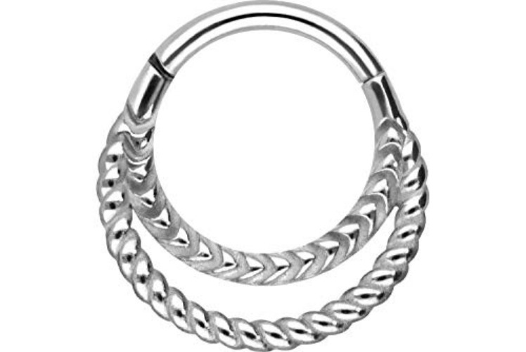 PIERCINGLINE Double Rings Septum