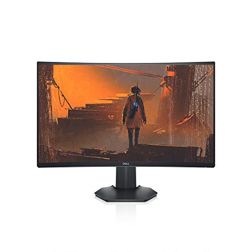 Dell 144Hz Gaming 27 Inch Curved Monitor with FHD (1920 x 1080) Display, Nvidia G-Sync and AMD FreeSync HDMI, DisplayPort, VESA Certified, Gray - S2721HGF - 27 Inches - S2721HGF