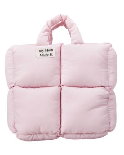Puffer Tote Bag - Pink | Default Title