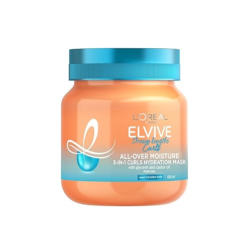 L'Oréal Paris Elvive Dream Lengths 3-in-1 Curls Hydration Mask, for wavy to curly hair