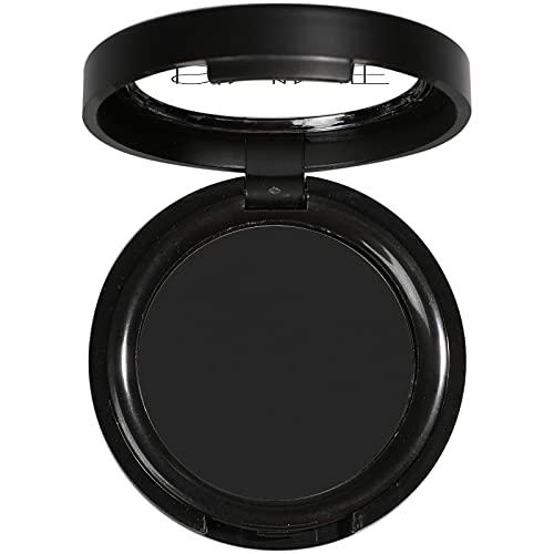 ISMINE Single Black Matte Eyeshadow Powder Palette High Pigment, Longwear, Intense Color Best Black Eyeshadow - BLACK