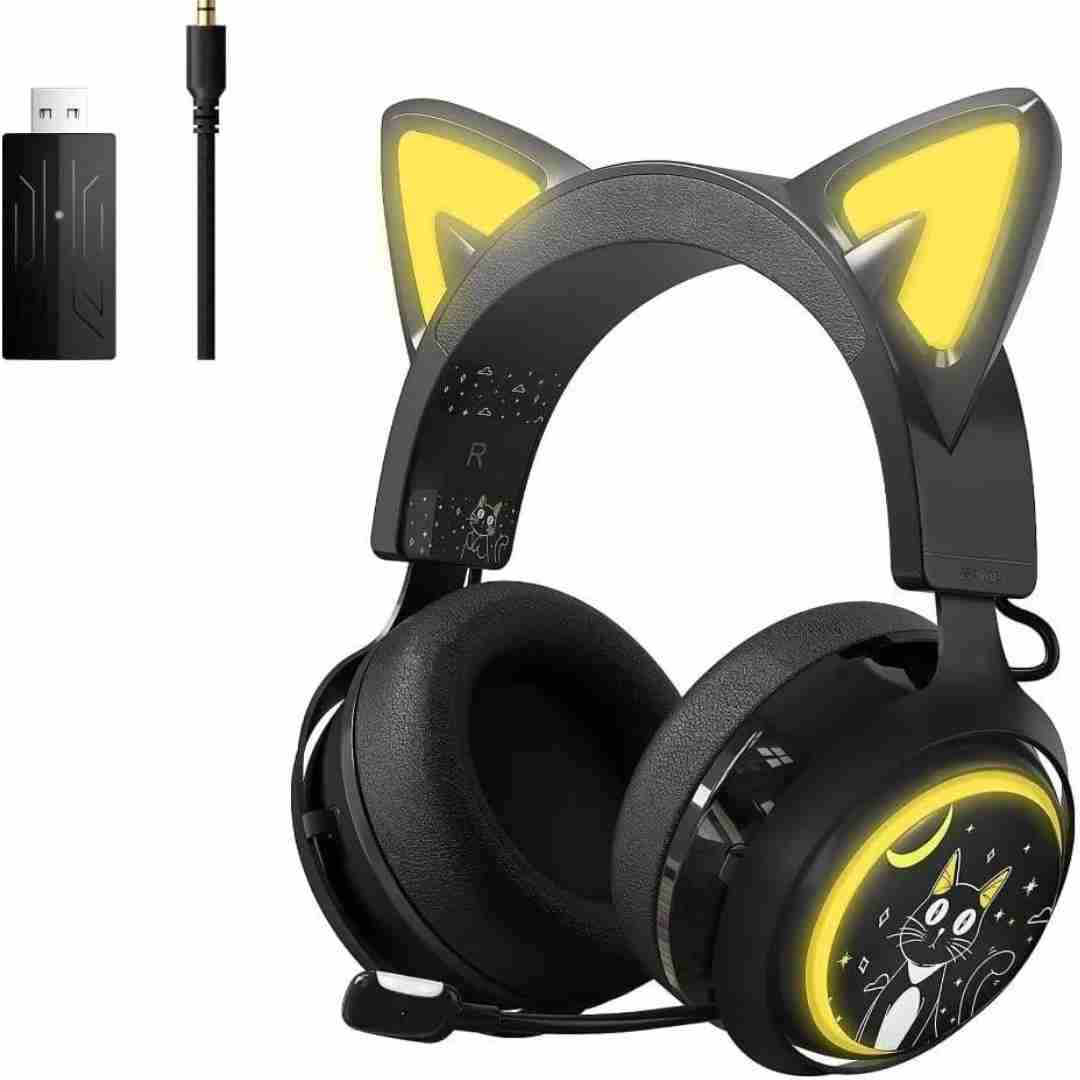 Cute kitty headphones :3 - BLACK