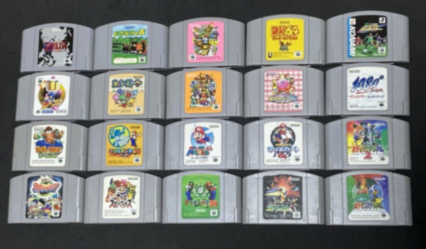 Lot of 20 Nintendo 64 N64 Japanese Game Software NTSC-J pokemon mario  | eBay