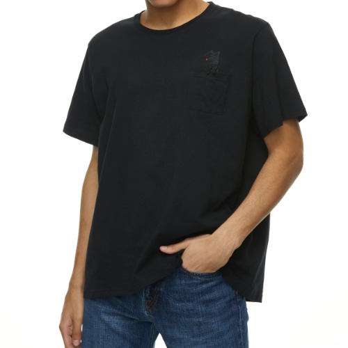 Dark Dragon Pocket T-Shirt | Black / L