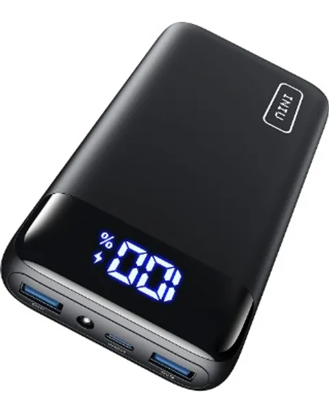 INIU Portable Charger, 22.5W PD3.0 QC4.0 Fast Charging LED Display 20000mAh Power Bank, 3 Outputs Flashlight USB C Phone Battery Pack Compatible with iPhone 13 12 11 Samsung S20 Google LG iPad Tablet