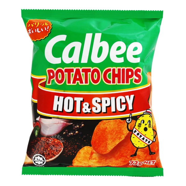  Calbee Crispy Potato Chips - Hot & Spicy | NTUC FairPrice
