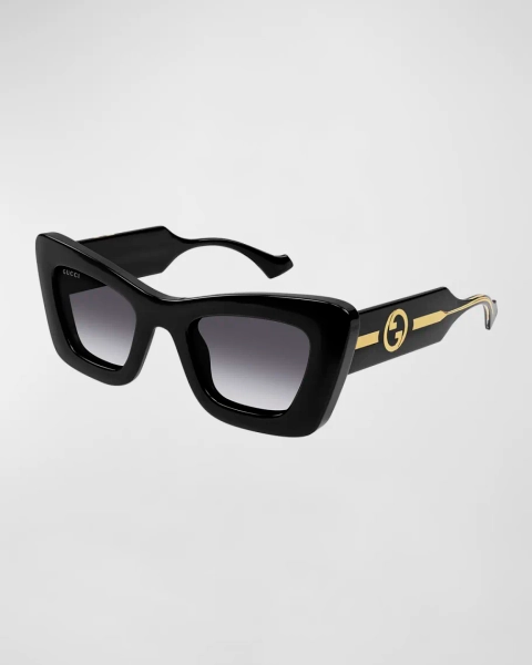 GG Plastic Cat-Eye Sunglasses 