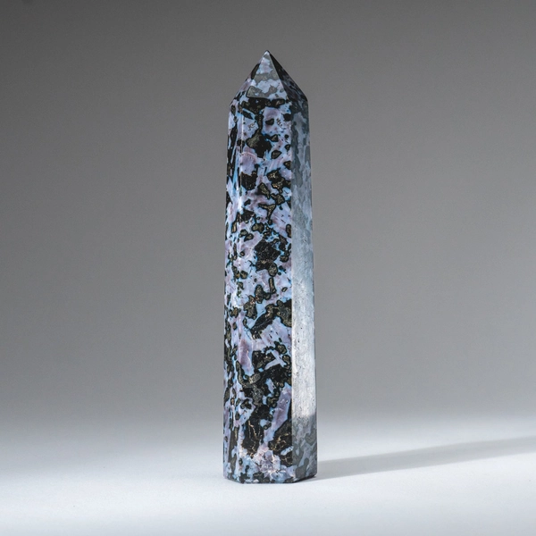 Genuine Polished Indigo Gabbro Point from Madagascar (400 grams)