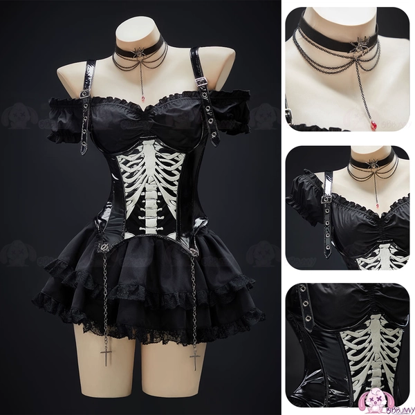 Original Goth punk dress set