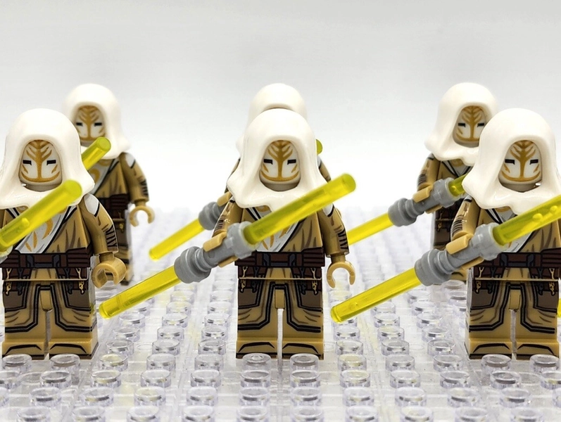 CUSTOM Star Wars Jedi Temple Guard Brick Minifigure