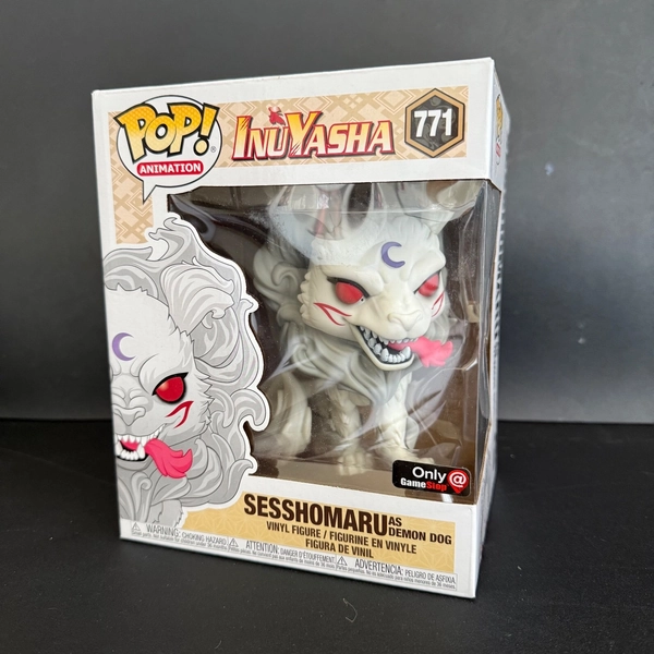 Funko Pop! #771 Sesshomaru as Demon Dog Inuyasha Gamestop Exclusive 6" *Vaulted*