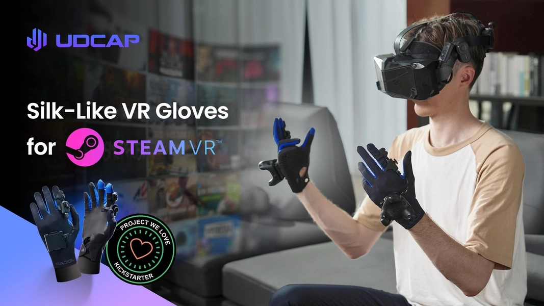 UDCAP, Silk-Like VR Glove for SteamVR