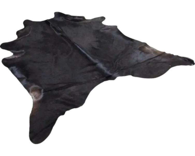 Black cow skin 