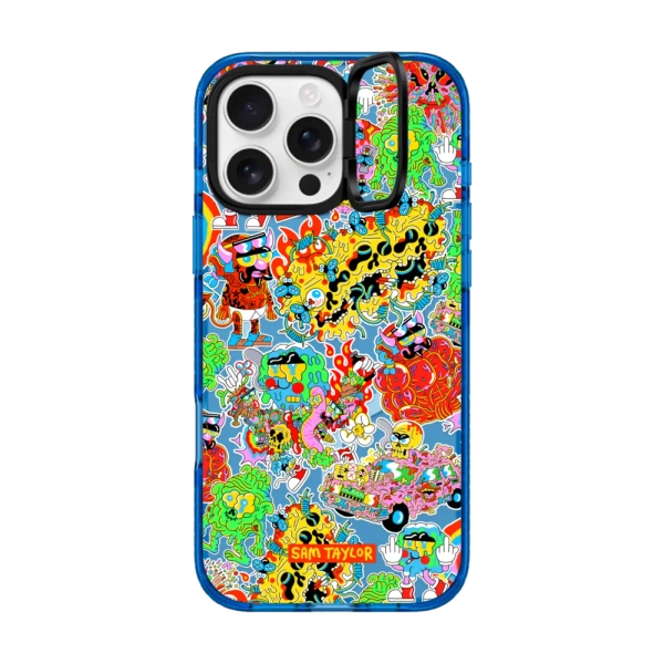 Impact Ring Stand iPhone 16 Pro Max Case MagSafe Compatible - Silly Stickers