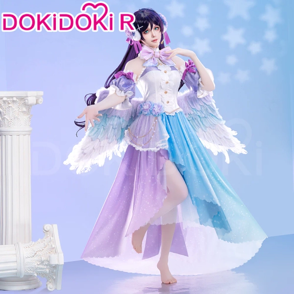 DokiDoki-R Anime LoveLive! School Idol Project Cosplay Lovelive Nozomi Tojo Costume White Day Angel Idol Project